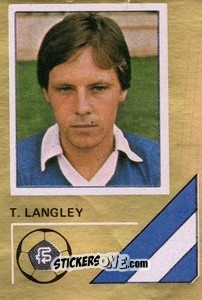 Sticker Tommy Langley - Soccer Stars 1978-1979 Golden Collection
 n. 76 - FKS