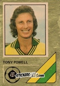 Figurina Tony Powell - Soccer Stars 1978-1979 Golden Collection
 n. 219 - FKS