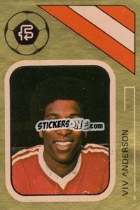 Sticker Viv Anderson - Soccer Stars 1978-1979 Golden Collection
 - FKS