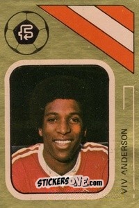 Sticker Viv Anderson - Soccer Stars 1978-1979 Golden Collection
 n. 226 - FKS