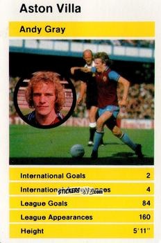 Cromo Andy Gray - British Stars Set 1 1979
 n. 2 - Top Trumps
