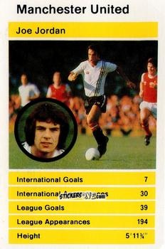 Sticker Joe Jordan - British Stars Set 1 1979
 n. 16 - Top Trumps