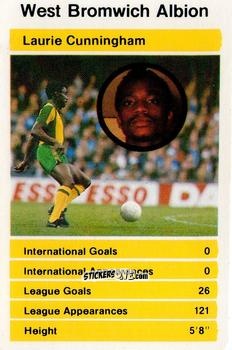 Cromo Laurie Cunningham - British Stars Set 1 1979
 n. 21 - Top Trumps