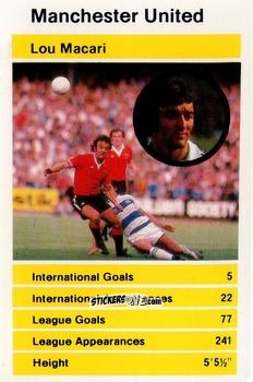 Figurina Lou Macari - British Stars Set 1 1979
 n. 22 - Top Trumps