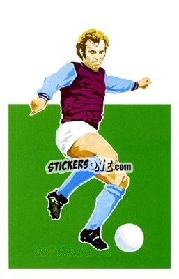 Sticker Bobby Moore - Sport Silhouettes 1979
 n. 46 - SIGMA