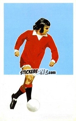 Sticker George Best - Sport Silhouettes 1979
 n. 4 - SIGMA