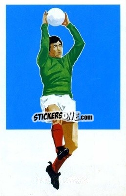 Sticker Gordon Banks - Sport Silhouettes 1979
 n. 2 - SIGMA