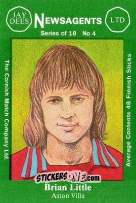 Figurina Brian Little - Footballers 1st Series 1978-1979
 - Cornish Match Company
