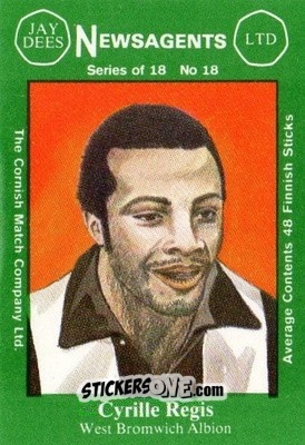 Figurina Cyrille Regis - Footballers 1st Series 1978-1979
 - Cornish Match Company
