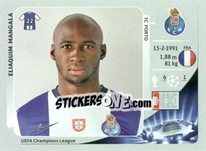 Sticker Eliaquim Mangala - UEFA Champions League 2012-2013 - Panini