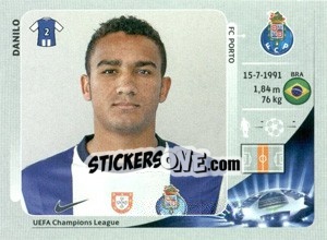 Sticker Danilo - UEFA Champions League 2012-2013 n. 19 - Panini