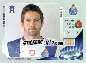 Cromo João Moutinho - UEFA Champions League 2012-2013 - Panini