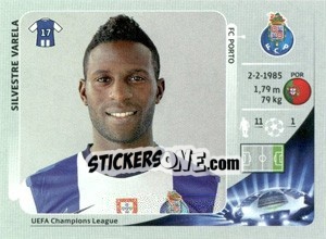 Figurina Silvestre Varela - UEFA Champions League 2012-2013 - Panini