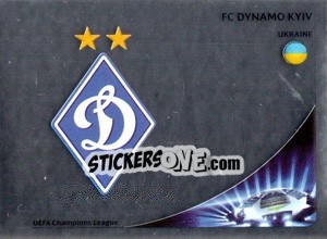 Sticker FC Dinamo Kiev Badge - UEFA Champions League 2012-2013 n. 30 - Panini