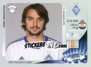 Sticker Niko Kranjcar - UEFA Champions League 2012-2013 - Panini