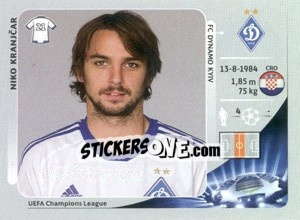 Sticker Niko Kranjcar - UEFA Champions League 2012-2013 n. 42 - Panini