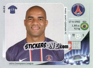 Sticker Alex - UEFA Champions League 2012-2013 n. 54 - Panini