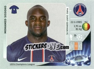 Sticker Mohamed Sissoko - UEFA Champions League 2012-2013 n. 56 - Panini