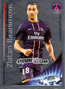 Figurina Zlatan Ibrahimovic - Key Player - UEFA Champions League 2012-2013 - Panini