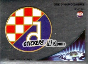 Cromo GNK Dinamo Zagreb Badge - UEFA Champions League 2012-2013 - Panini