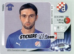 Sticker Tonel - UEFA Champions League 2012-2013 n. 70 - Panini
