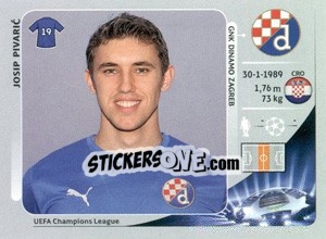 Sticker Josip Pivaric - UEFA Champions League 2012-2013 - Panini