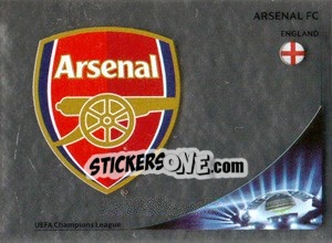 Sticker Arsenal FC Badge - UEFA Champions League 2012-2013 n. 84 - Panini