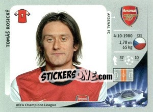 Sticker Tomáš Rosický - UEFA Champions League 2012-2013 n. 95 - Panini