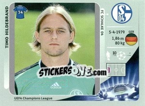 Sticker Timo Hildebrand - UEFA Champions League 2012-2013 n. 103 - Panini