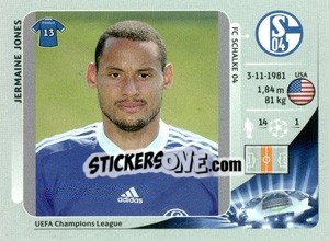Sticker Jermaine Jones - UEFA Champions League 2012-2013 n. 110 - Panini