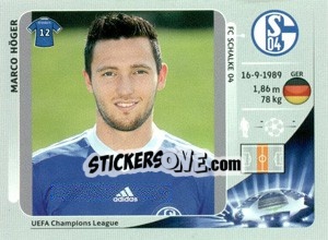 Cromo Marco Höger - UEFA Champions League 2012-2013 - Panini