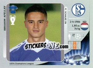 Sticker Ibrahim Afellay - UEFA Champions League 2012-2013 - Panini