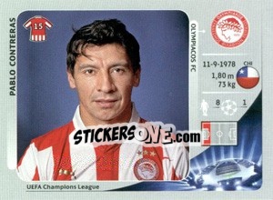 Figurina Pablo Contreras - UEFA Champions League 2012-2013 n. 125 - Panini