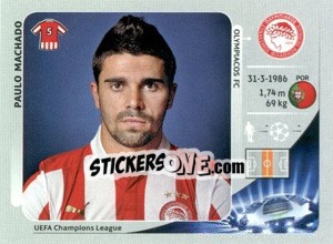 Sticker Paulo Machado - UEFA Champions League 2012-2013 - Panini