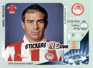 Figurina Ariel Ibagaza - UEFA Champions League 2012-2013 n. 130 - Panini
