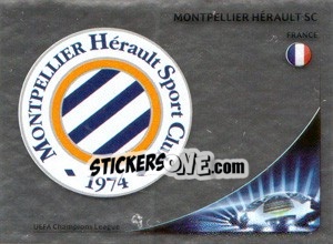Sticker Montpellier Hérault SC Badge - UEFA Champions League 2012-2013 n. 138 - Panini