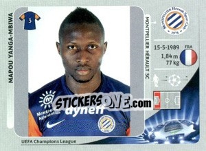 Figurina Mapou Yanga-Mbiwa - UEFA Champions League 2012-2013 - Panini