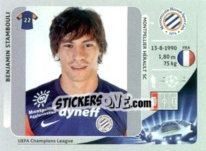 Sticker Benjamin Stambouli - UEFA Champions League 2012-2013 - Panini