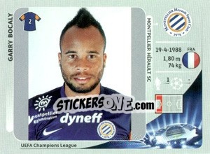 Sticker Garry Bocaly - UEFA Champions League 2012-2013 n. 143 - Panini