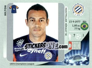 Sticker Vitorino Hilton - UEFA Champions League 2012-2013 n. 144 - Panini