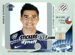 Sticker Marco Estrada - UEFA Champions League 2012-2013 n. 146 - Panini