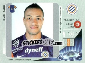 Figurina Jamel Saihi - UEFA Champions League 2012-2013 - Panini