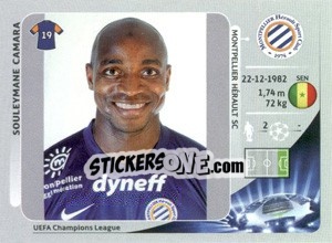 Sticker Souleymane Camara - UEFA Champions League 2012-2013 n. 150 - Panini