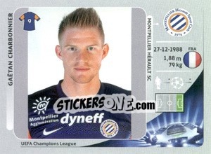 Sticker Gaëtan Charbonnier - UEFA Champions League 2012-2013 n. 154 - Panini