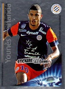 Cromo Younès Belhanda - Key Player - UEFA Champions League 2012-2013 - Panini