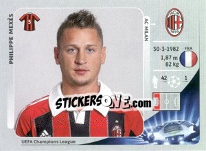 Sticker Philippe Mexès - UEFA Champions League 2012-2013 n. 159 - Panini