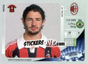 Sticker Pato - UEFA Champions League 2012-2013 n. 172 - Panini