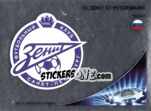 Sticker FC Zenit St Petersburg Badge - UEFA Champions League 2012-2013 n. 174 - Panini
