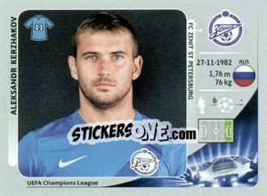 Sticker Aleksandr Kerzhakov - UEFA Champions League 2012-2013 - Panini