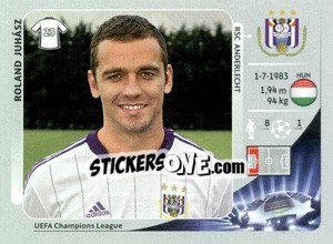 Sticker Roland Juhász - UEFA Champions League 2012-2013 n. 195 - Panini